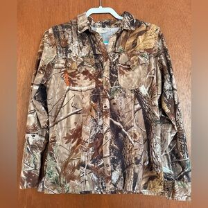 Realtree Camouflage Button Down Shirt